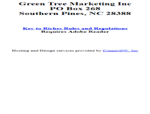 Tablet Screenshot of greentreemarketinginc.com